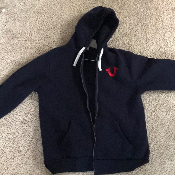 navy blue true religion jacket